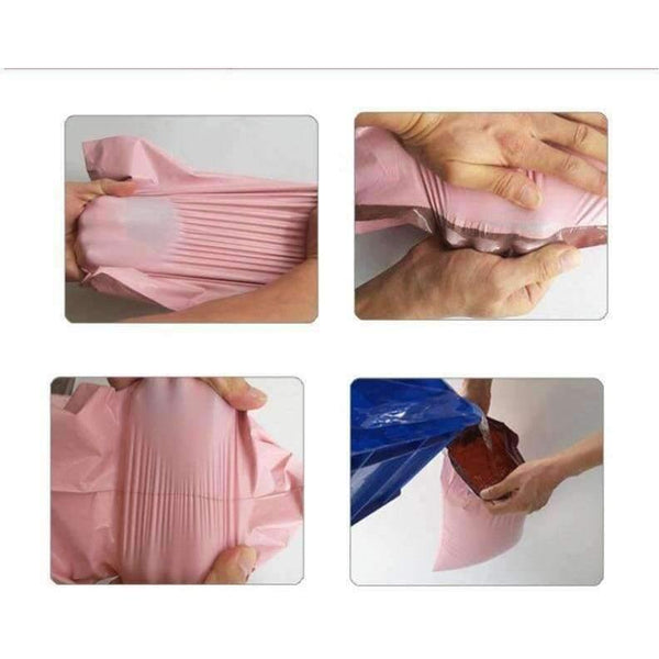 Planet Gates 17x30cm (6.7"x11.8") Factory Supply Poly Mailer Pink Color Poly Mailing Envelope Pouches Poly Post Bags Pink Color Mailing Bags