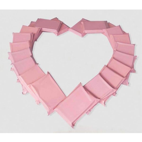 Planet Gates 17x30cm (6.7"x11.8") Factory Supply Poly Mailer Pink Color Poly Mailing Envelope Pouches Poly Post Bags Pink Color Mailing Bags