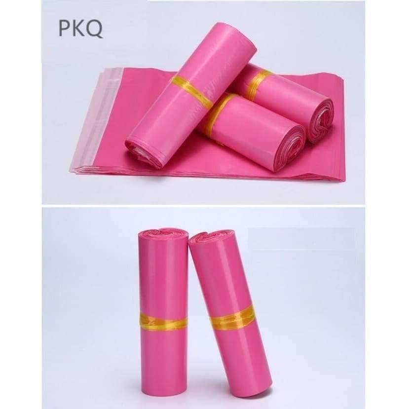 Planet Gates 17x30cm Pink Self-seal Adhesive Courier Storage Bags  100pcs Plastic Poly Envelope Mailer Postal Shipping Mailing Bags Business supplies