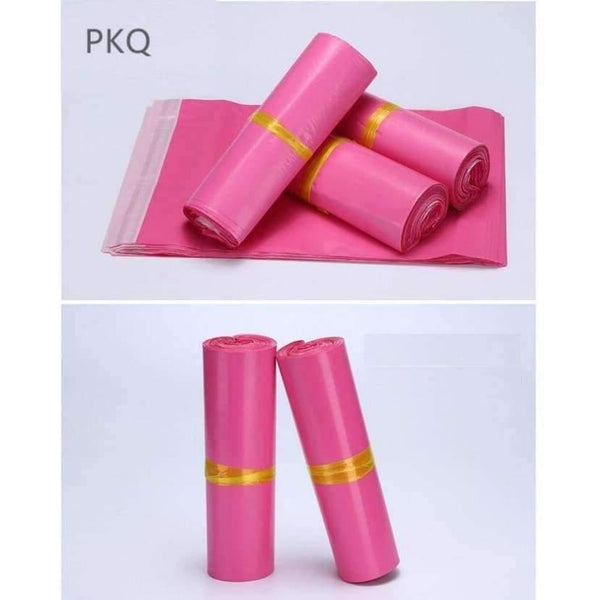 Planet Gates 17x30cm Pink Self-seal Adhesive Courier Storage Bags  100pcs Plastic Poly Envelope Mailer Postal Shipping Mailing Bags Business supplies
