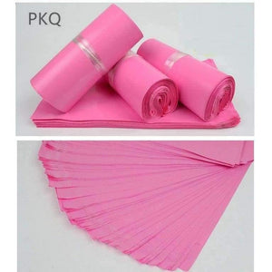 Planet Gates 17x30cm Pink Self-seal Adhesive Courier Storage Bags  100pcs Plastic Poly Envelope Mailer Postal Shipping Mailing Bags Business supplies