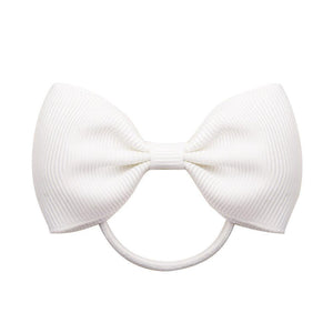 1 Piece Rainbow Solid Hair Band For Baby Girls Elastic Rope Handmade Rubber Band Ponytail Holder Headband Hair Accessories 023