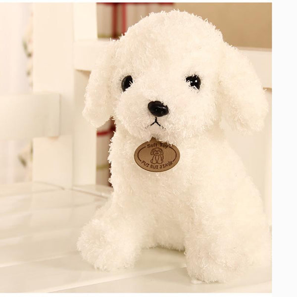 Planet Gates 18/25 cm Simulation Dog Poodle Plush Toys Cute Animal Suffed Doll  for Christmas Gift