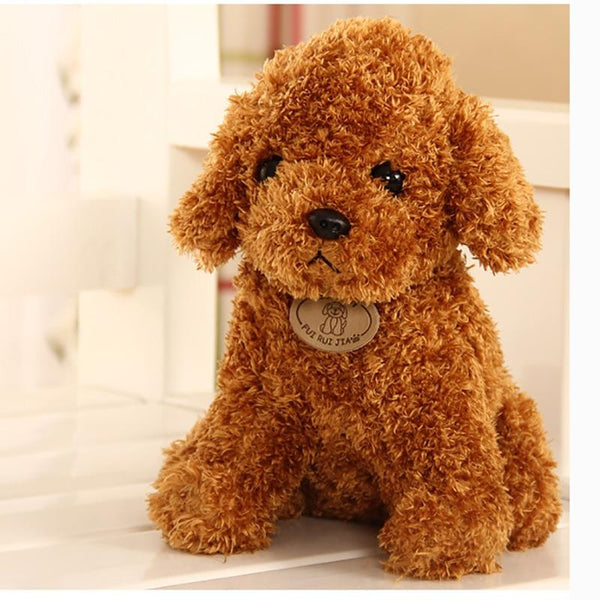 Planet Gates 18/25 cm Simulation Dog Poodle Plush Toys Cute Animal Suffed Doll  for Christmas Gift