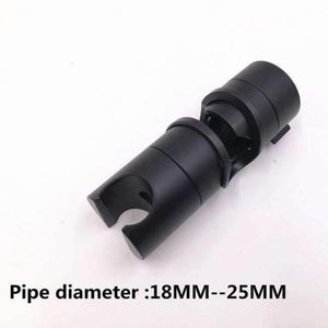Planet Gates 18-25mm Black Chrome 18-25 MM Shower Pipe Adjustable Bracket Holder Shower Head Mounting Black Brackets Bar Racks  Bathroom Product
