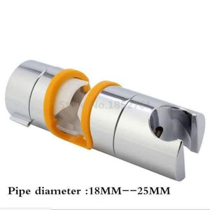 Planet Gates 18-25mm yellow Chrome 18-25 MM Shower Pipe Adjustable Bracket Holder Shower Head Mounting Black Brackets Bar Racks  Bathroom Product