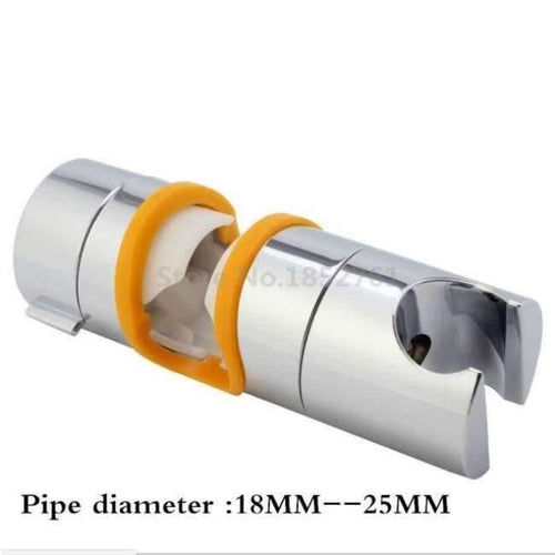 Planet Gates 18-25mm yellow Chrome 18-25 MM Shower Pipe Adjustable Bracket Holder Shower Head Mounting Black Brackets Bar Racks  Bathroom Product