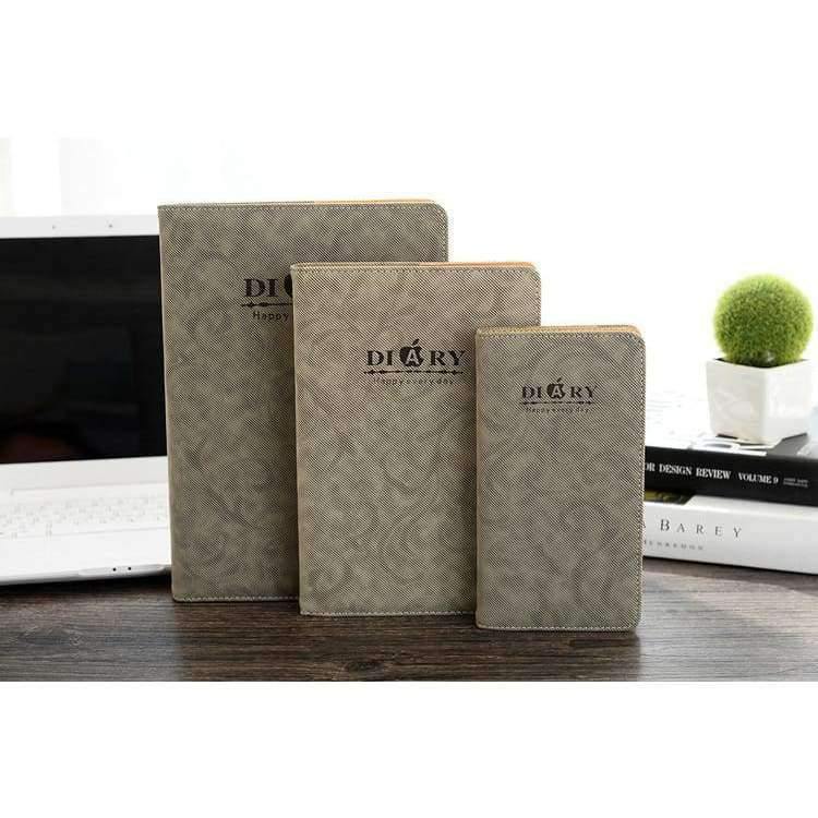 Planet Gates 18.2x25.2cm big Thick Notebooks Writing Pads Leather Business Cambridge Aesthetic Diary Journals Travelers Creative Stationery