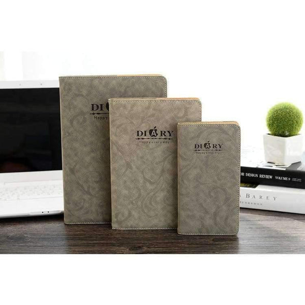 Planet Gates 18.2x25.2cm big Thick Notebooks Writing Pads Leather Business Cambridge Aesthetic Diary Journals Travelers Creative Stationery