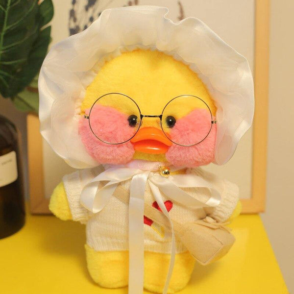 30cm Kawaii Yellow Duck Plush Toys Hyaluronic Acid Little Yellow Duck Doll Stuffed Toys Children Girls Birthday Valentine Gifts