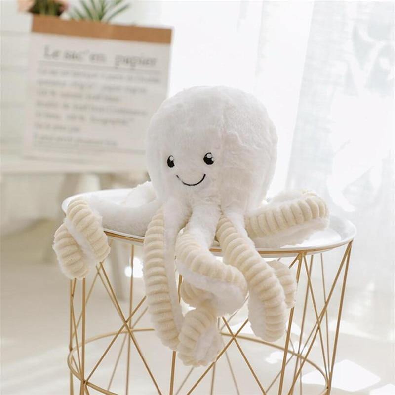 18-80cm Lovely Simulation Octopus Pendant Plush Stuffed Toy Soft Animal Home Accessories Cute Doll Children Christmas Gifts