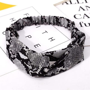 Fashion Floral Print Knot Women Headband Vintage Hairband Girls Headwear Leopard Headband  Hair Accessories