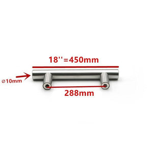 50mm-500mm Stainless Steel Kitchen Door Cabinet T Bar Handle Pull Knob Cabinet Knobs Furniture Handle Cupboard Drawer Handle