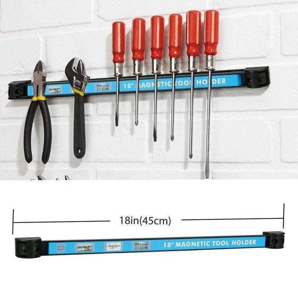 18 Inch Magnetic Tool Holder Bar Organizer Storage Rack Knife Wrench Pliers Tool