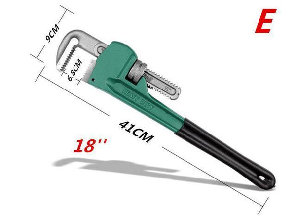 Planet Gates 18  Inches Multi-function pliers High-carbon steel water pipe pliers Hook type water pump Clamps car repair tool Hand tools