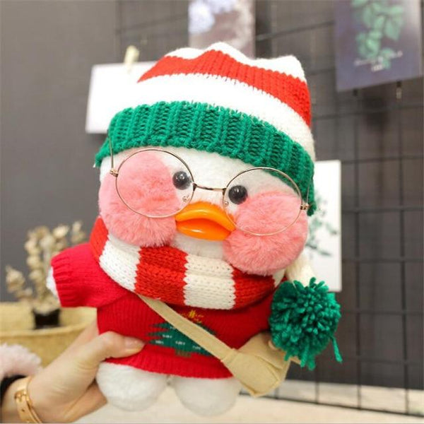 Planet Gates 18 Kawaii Cartoon LaLafanfan 30cm Cafe Duck Plush Toy Stuffed Soft Kawaii Duck Doll Animal Pillow Birthday Gift for Kids Children