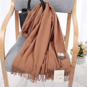 Planet Gates 18 Luxury Brand Winter Scarf Unisex  Female Male Wool Sky Cashmere Scarf Pashmina Tassels