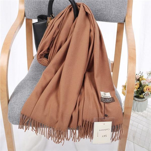 Planet Gates 18 Luxury Brand Winter Scarf Unisex  Female Male Wool Sky Cashmere Scarf Pashmina Tassels