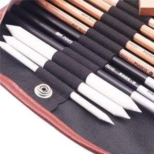 Planet Gates 18 Sketch Pencil Set Painting Set Artists Painting Lovers Beginner Set Containing Sketch Charcoal Art Supplies
