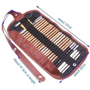 Planet Gates 18 Sketch Pencil Set Painting Set Artists Painting Lovers Beginner Set Containing Sketch Charcoal Art Supplies