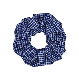 Women Vintage Hair Scrunchie Dot Plaid Hair Rope Girls Elastic Hair Band Ponytail Holder Striped Rubber Band Hair Accessories
