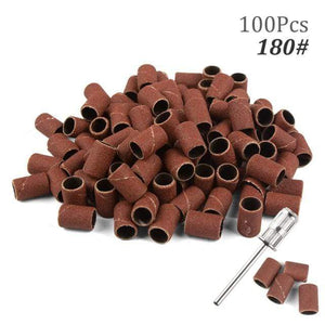 Planet Gates 180 100pcs NO Box 100pcs 80''/120''/180" Nail Art Sanding Bands Gel Polish Remover Tool Accessory for Electric Nail Machine Nail Drill Bits