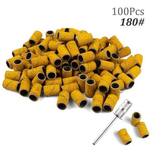 Planet Gates 180 100pcs NO Box 5 100pcs 80''/120''/180" Nail Art Sanding Bands Gel Polish Remover Tool Accessory for Electric Nail Machine Nail Drill Bits