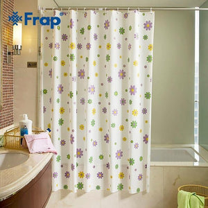 Planet Gates 180*180cm 180*200cm PE Waterproof Shower Curtain European floral Bathroom Curtain Bath Curtain With hooks F8851
