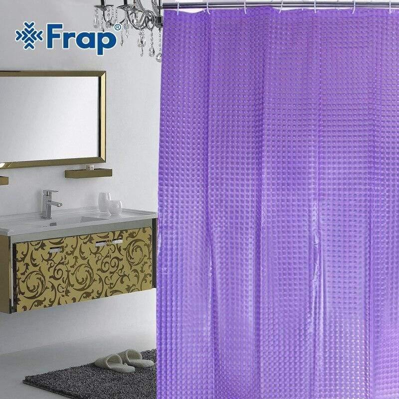 Planet Gates 180*180cm Plastic PEVA 3d Waterproof Shower Curtain  purple Bathroom Curtain Luxury Bath Curtain With hooks F8701 F8751
