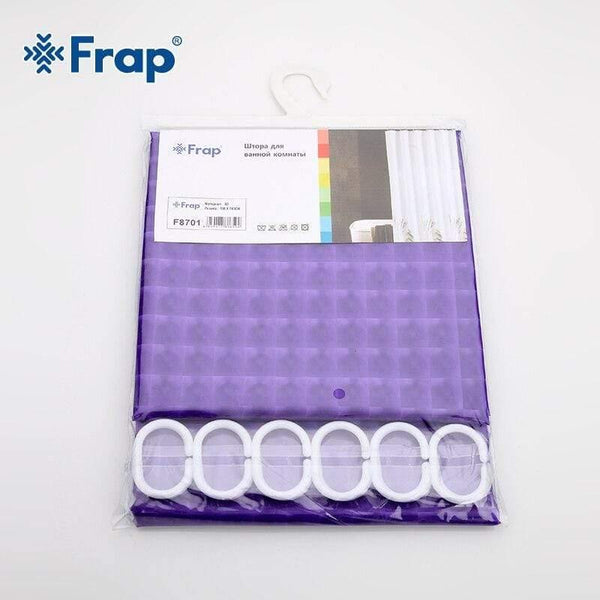 Planet Gates 180*180cm Plastic PEVA 3d Waterproof Shower Curtain  purple Bathroom Curtain Luxury Bath Curtain With hooks F8701 F8751