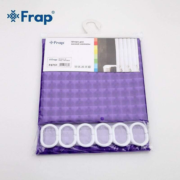 Planet Gates 180*180cm Plastic PEVA 3d Waterproof Shower Curtain  purple Bathroom Curtain Luxury Bath Curtain With hooks F8701 F8751