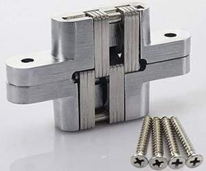 Planet Gates 180 Degree Concealed Hinge Folding Heavy Built-in Door Hinges Invisible Hidden Cross Gemel Stainless Steel