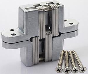 Planet Gates 180 Degree Concealed Hinge Folding Heavy Built-in Door Hinges Invisible Hidden Cross Gemel Stainless Steel