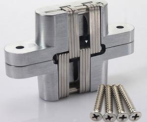 Planet Gates 180 Degree Concealed Hinge Folding Heavy Built-in Door Hinges Invisible Hidden Cross Gemel Stainless Steel