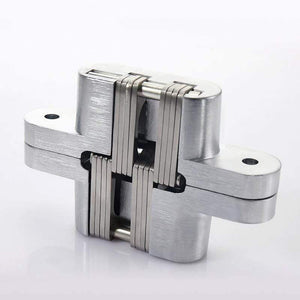 Planet Gates 180 Degree Concealed Hinge Folding Heavy Built-in Door Hinges Invisible Hidden Cross Gemel Stainless Steel