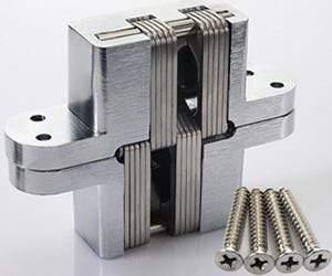 Planet Gates 180 Degree Concealed Hinge Folding Heavy Built-in Door Hinges Invisible Hidden Cross Gemel Stainless Steel