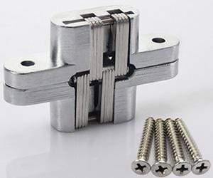 Planet Gates 180 Degree Concealed Hinge Folding Heavy Built-in Door Hinges Invisible Hidden Cross Gemel Stainless Steel