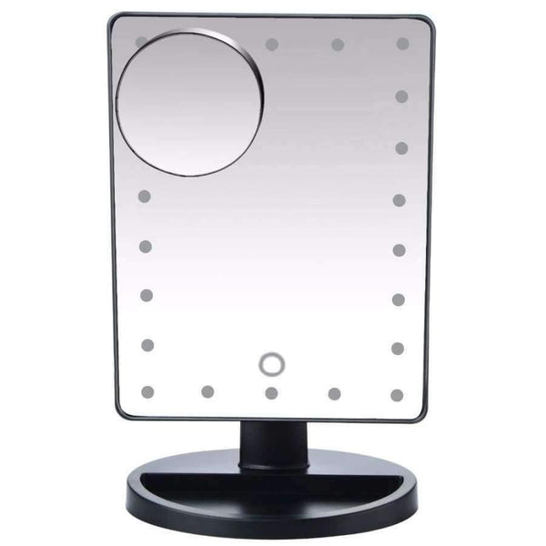 Planet Gates 180 Degree Rotation Makeup Mirror With Led Light 10X Magnifying Mirror With Suction Cups Vanity Mirror Light Makeup Accessories