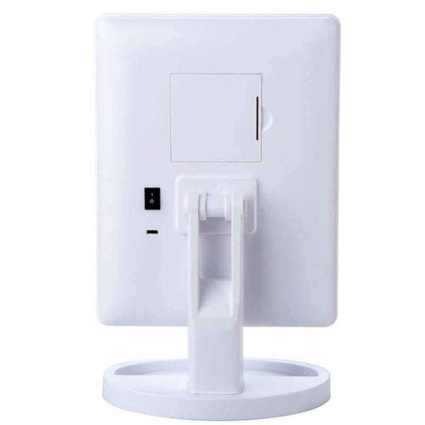 Planet Gates 180 Degree Rotation Makeup Mirror With Led Light 10X Magnifying Mirror With Suction Cups Vanity Mirror Light Makeup Accessories