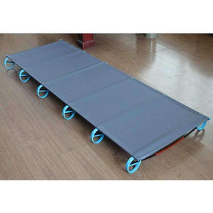 Planet Gates 180 Portable bed Hot Outdoor Folding Bed Camping Mat Ultralight Single Bed Cot Sturdy Comfortable Portable Sleeping Supplies With Aluminium Frame