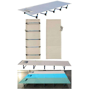 Planet Gates 180 Portable bed Hot Outdoor Folding Bed Camping Mat Ultralight Single Bed Cot Sturdy Comfortable Portable Sleeping Supplies With Aluminium Frame