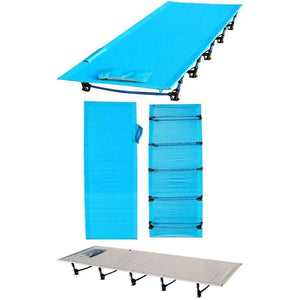 Planet Gates 180 Portable bed Hot Outdoor Folding Bed Camping Mat Ultralight Single Bed Cot Sturdy Comfortable Portable Sleeping Supplies With Aluminium Frame