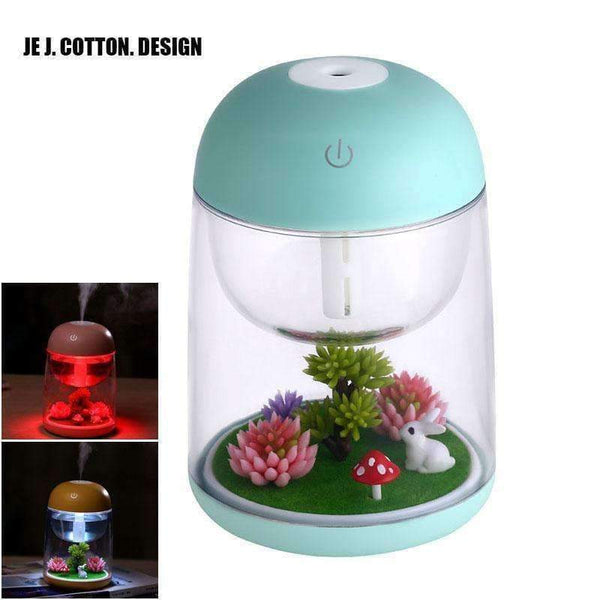 Planet Gates 180ml Landscape LED Ultrasonic Air Humidifier Home Appliances Mist Maker USB Fogger Aroma Essential Oil Diffuser with Light