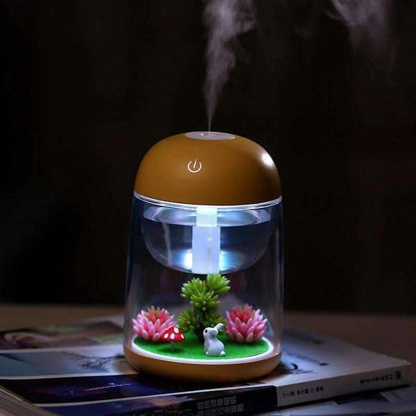 Planet Gates 180ml Landscape LED Ultrasonic Air Humidifier Home Appliances Mist Maker USB Fogger Aroma Essential Oil Diffuser with Light