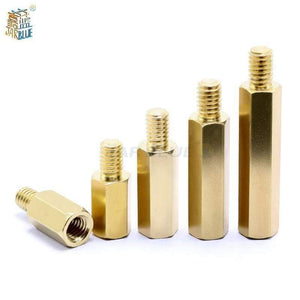 180Pcs/set M2*L+3mm M2.5/M3*L+6mm Hex Nut Spacing Screw Brass Threaded Pillar PCB Motherboard Standoff Spacer Kit