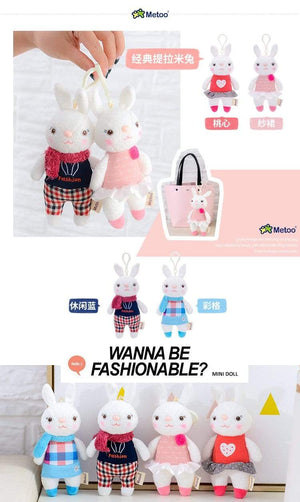 Planet Gates 18cm Mini Metoo Dolls Stuffed Toys For Girls Baby Beautiful Unicorns Rabbit Small Keychains Pendant Soft Animals For Boys Infant
