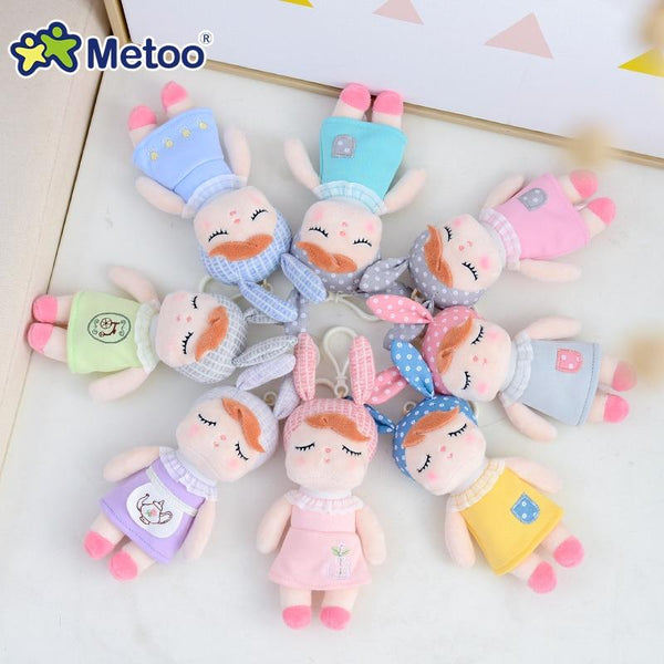 Planet Gates 18cm Mini Metoo Dolls Stuffed Toys For Girls Baby Beautiful Unicorns Rabbit Small Keychains Pendant Soft Animals For Boys Infant