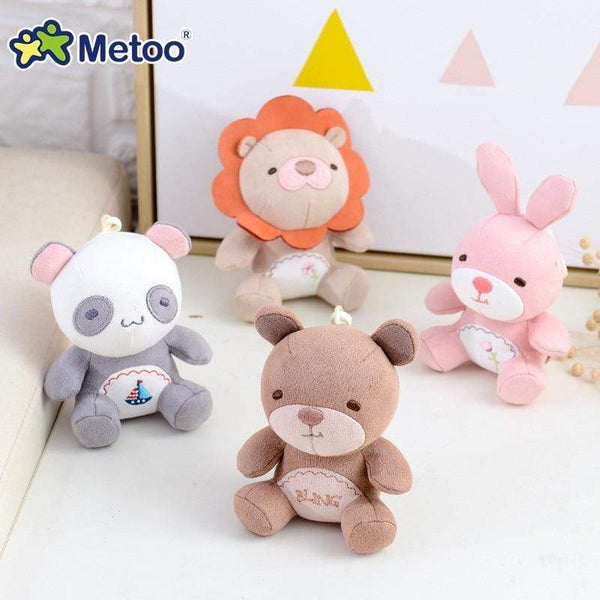 Planet Gates 18cm Mini Metoo Dolls Stuffed Toys For Girls Baby Beautiful Unicorns Rabbit Small Keychains Pendant Soft Animals For Boys Infant