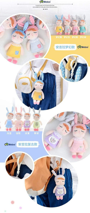 Planet Gates 18cm Mini Metoo Dolls Stuffed Toys For Girls Baby Beautiful Unicorns Rabbit Small Keychains Pendant Soft Animals For Boys Infant