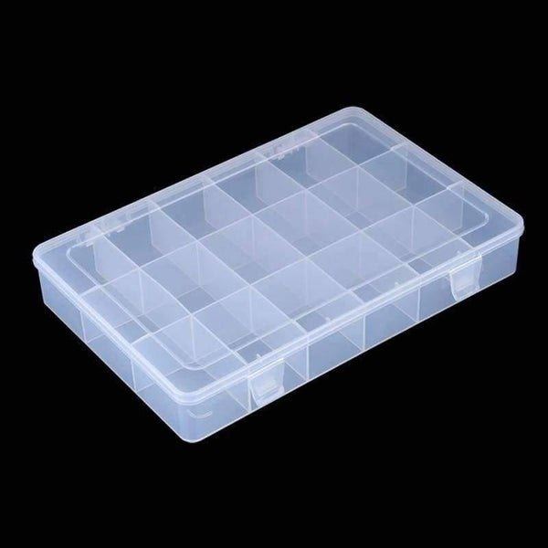 Planet Gates 18Grids Electronic Components IC Chip Screw Subassembly Wrapper Plastic Element Box Storage Box DIY Parts Organizer Tool Case